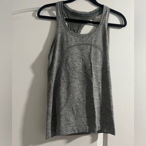 GRAY LULULEMON TANK
